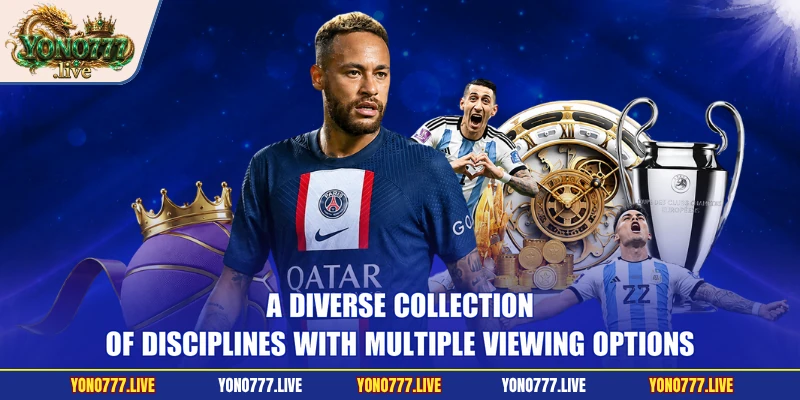 A diverse collection of disciplines with multiple viewing options