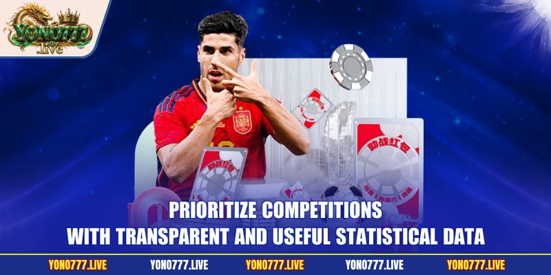 Prioritize competitions with transparent and useful statistical data