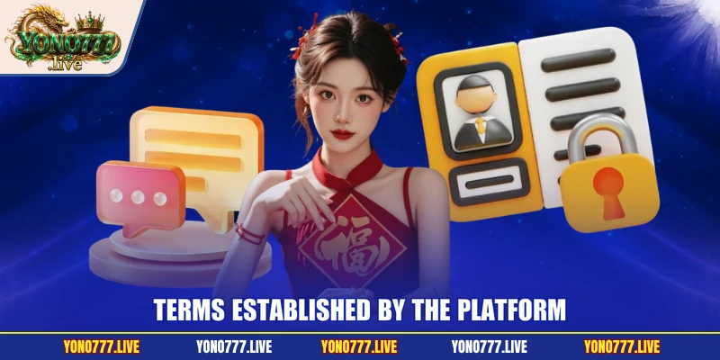 Terms established by the platform
